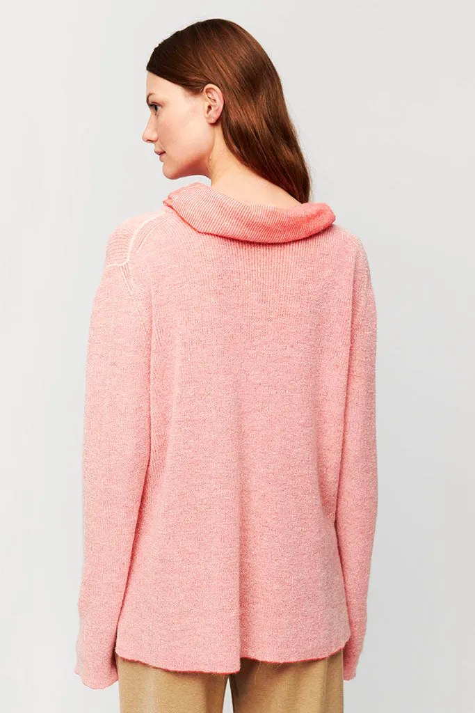 Cachi Cowl Neck Sweater in Apricot