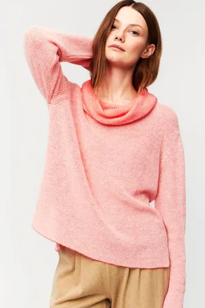 Cachi Cowl Neck Sweater in Apricot