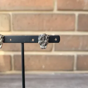 Calavera 925 silver earrings