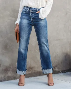 Canda - Elegant Worn Jeans for Women