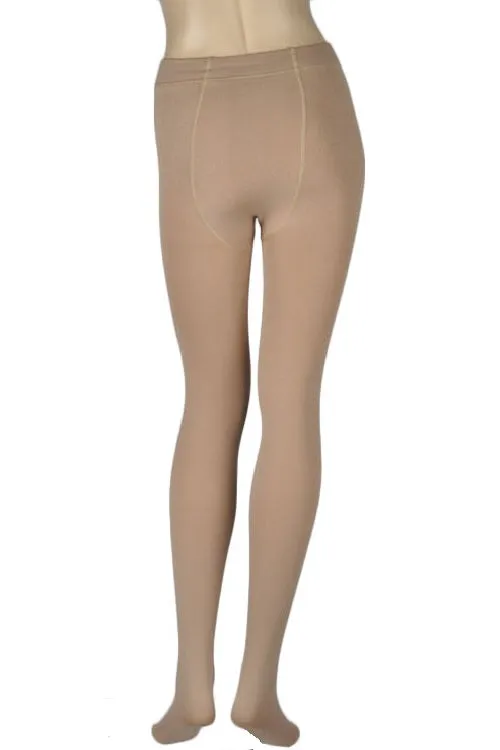 CARA BEIGE FLEECE TIGHTS