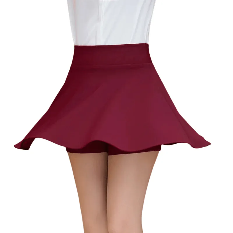 Casual Skirt with Built-in Shorts