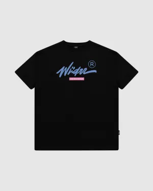 CHAIN BOX FIT TEE - BLACK