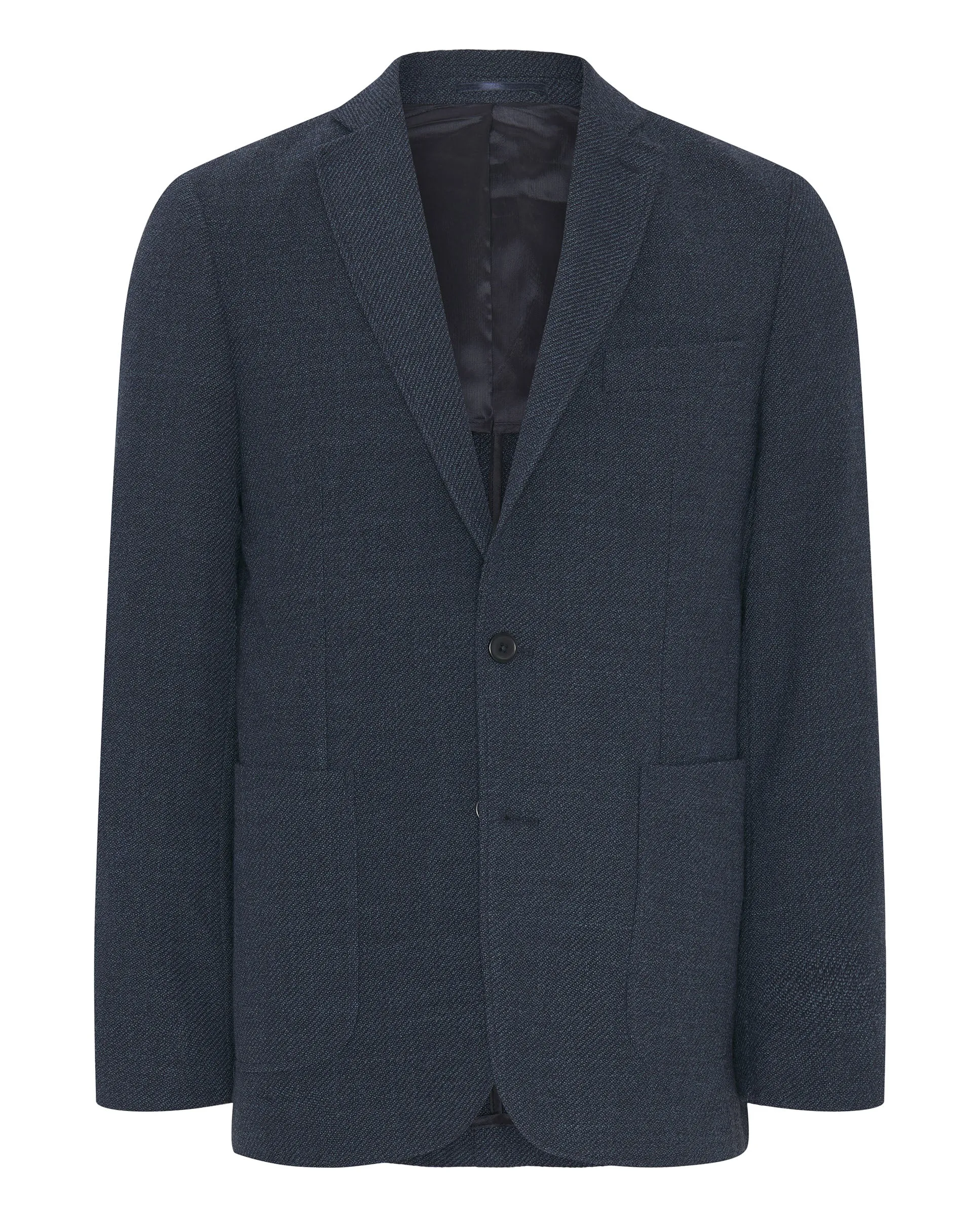 Chaqueta mezcla Lana azul marino