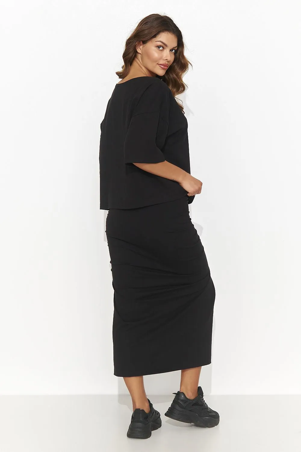 Charming Blouse T-Shirt Set