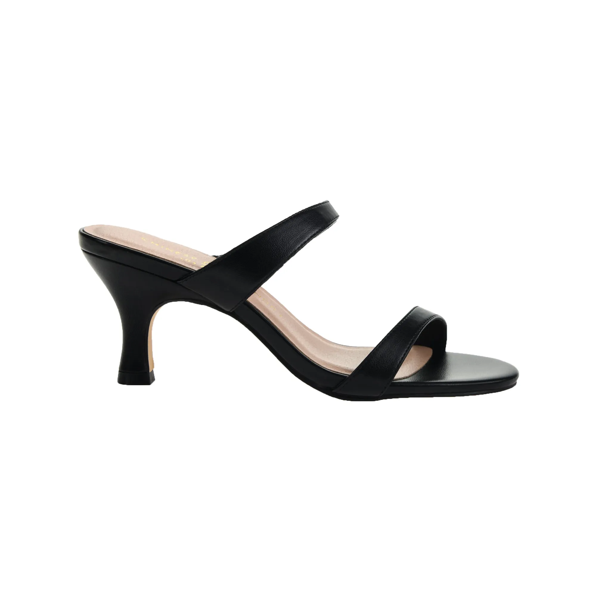 Chinese Laundry Yamila Black Double Strap Dress Heel