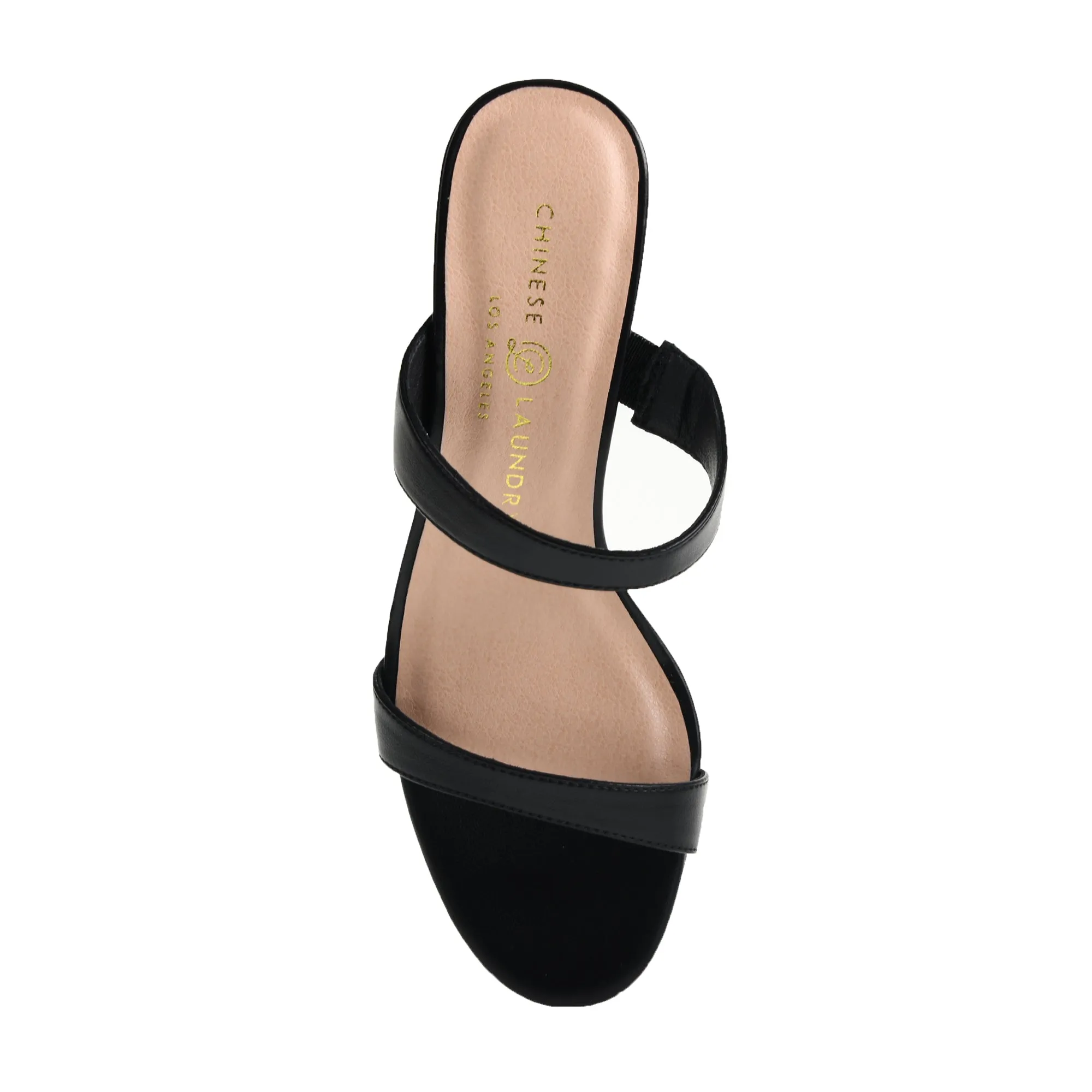 Chinese Laundry Yamila Black Double Strap Dress Heel