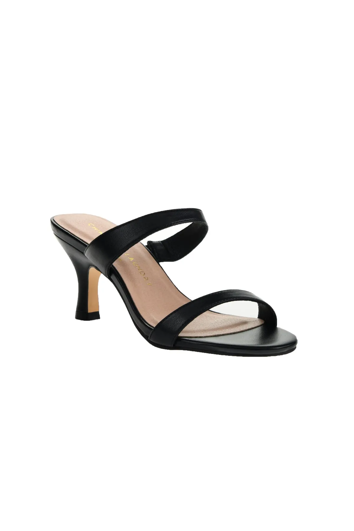 Chinese Laundry Yamila Black Double Strap Dress Heel