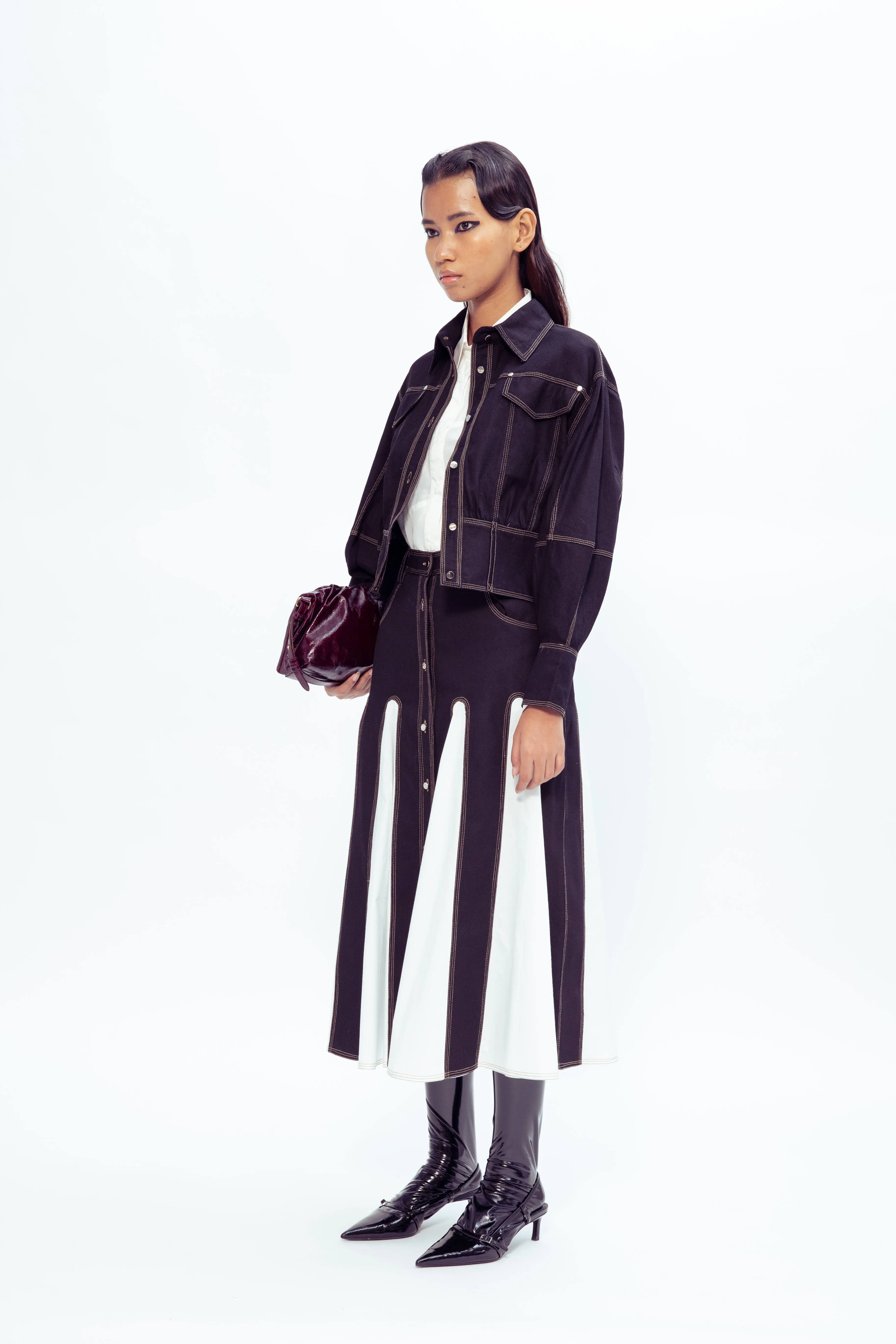 Christine Denim Skirt
