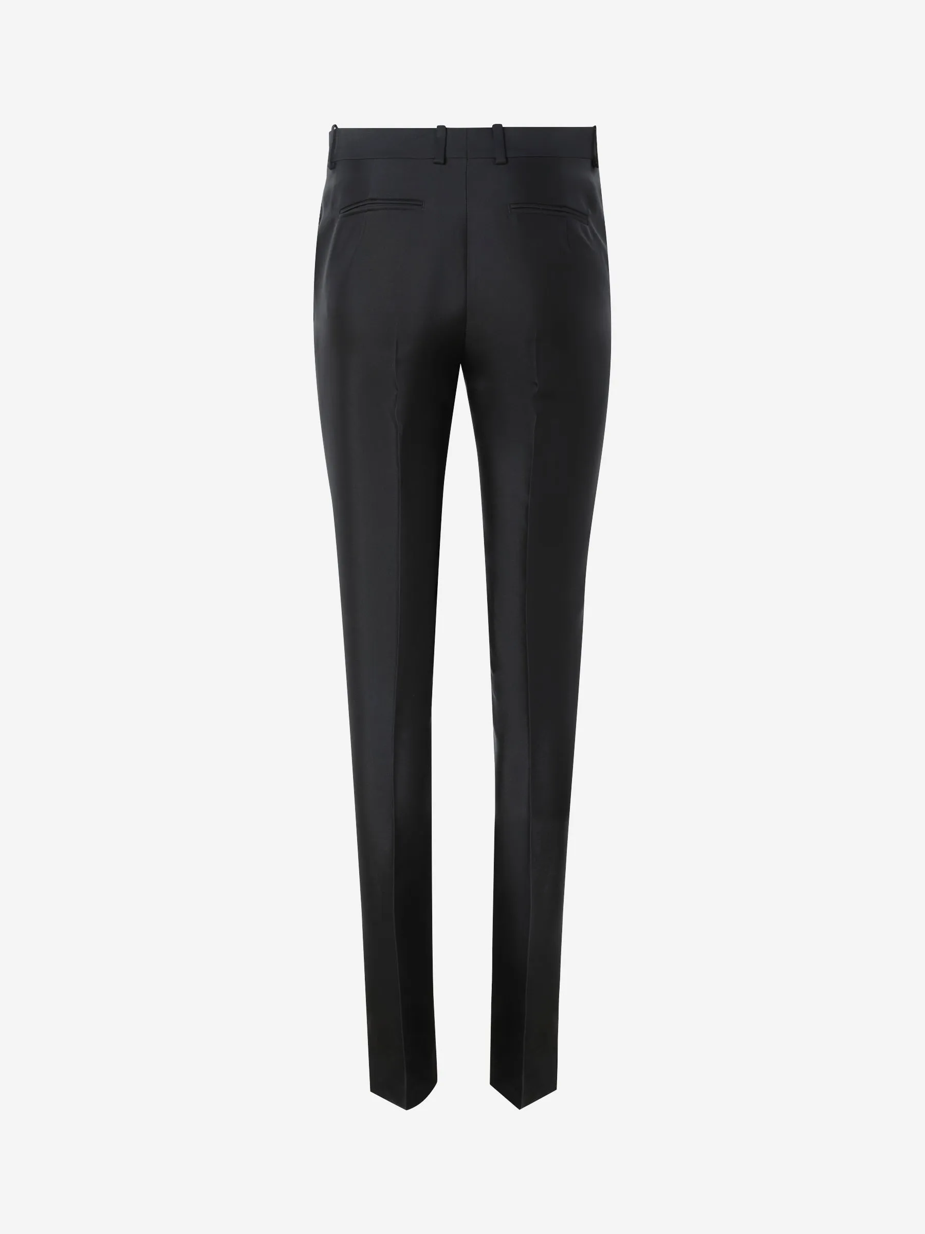 CÉLINE SKINNY SIDE-ZIP TAILORED PANTS