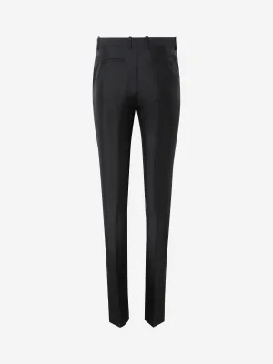 CÉLINE SKINNY SIDE-ZIP TAILORED PANTS