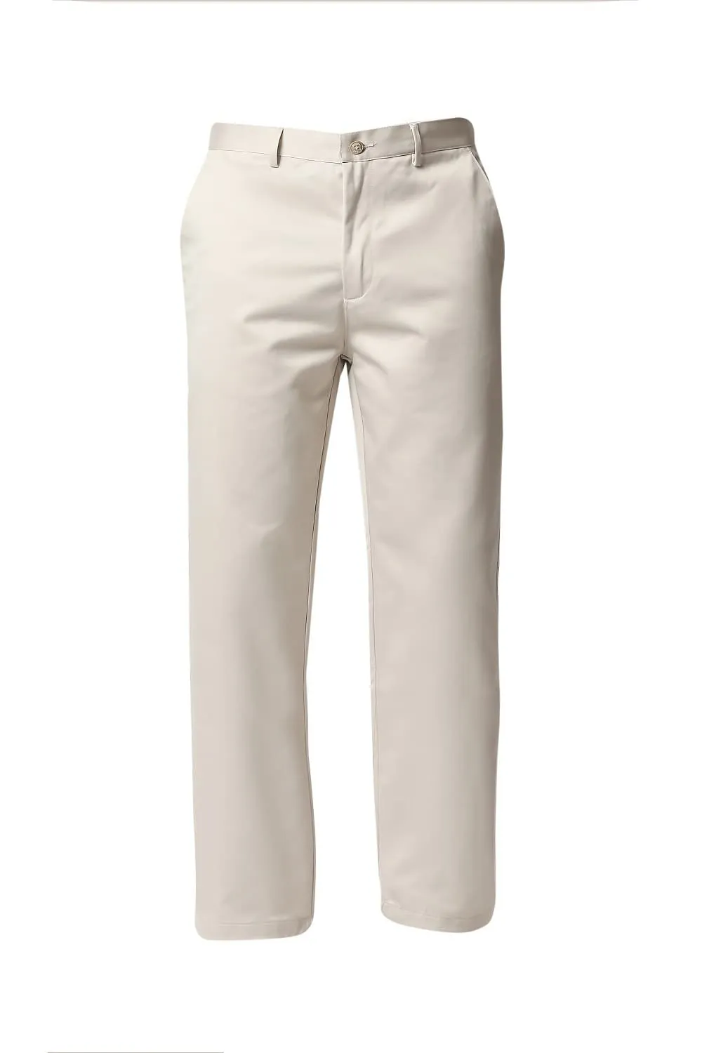 Comfort Fit Satin Weave Poly Cotton Trousers