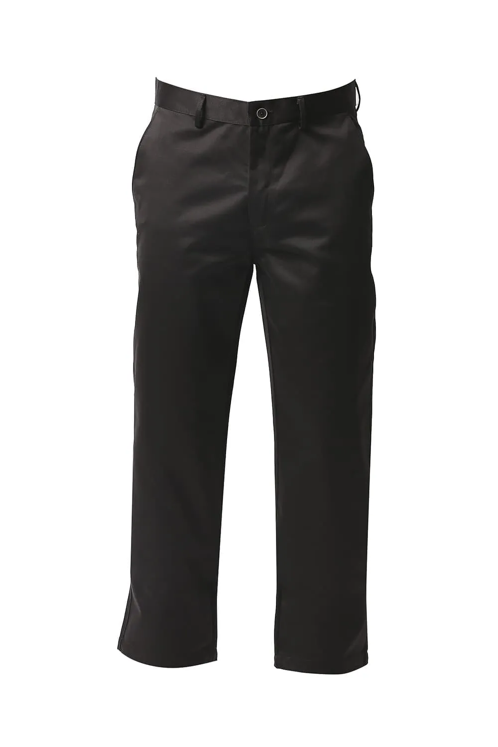 Comfort Fit Satin Weave Poly Cotton Trousers