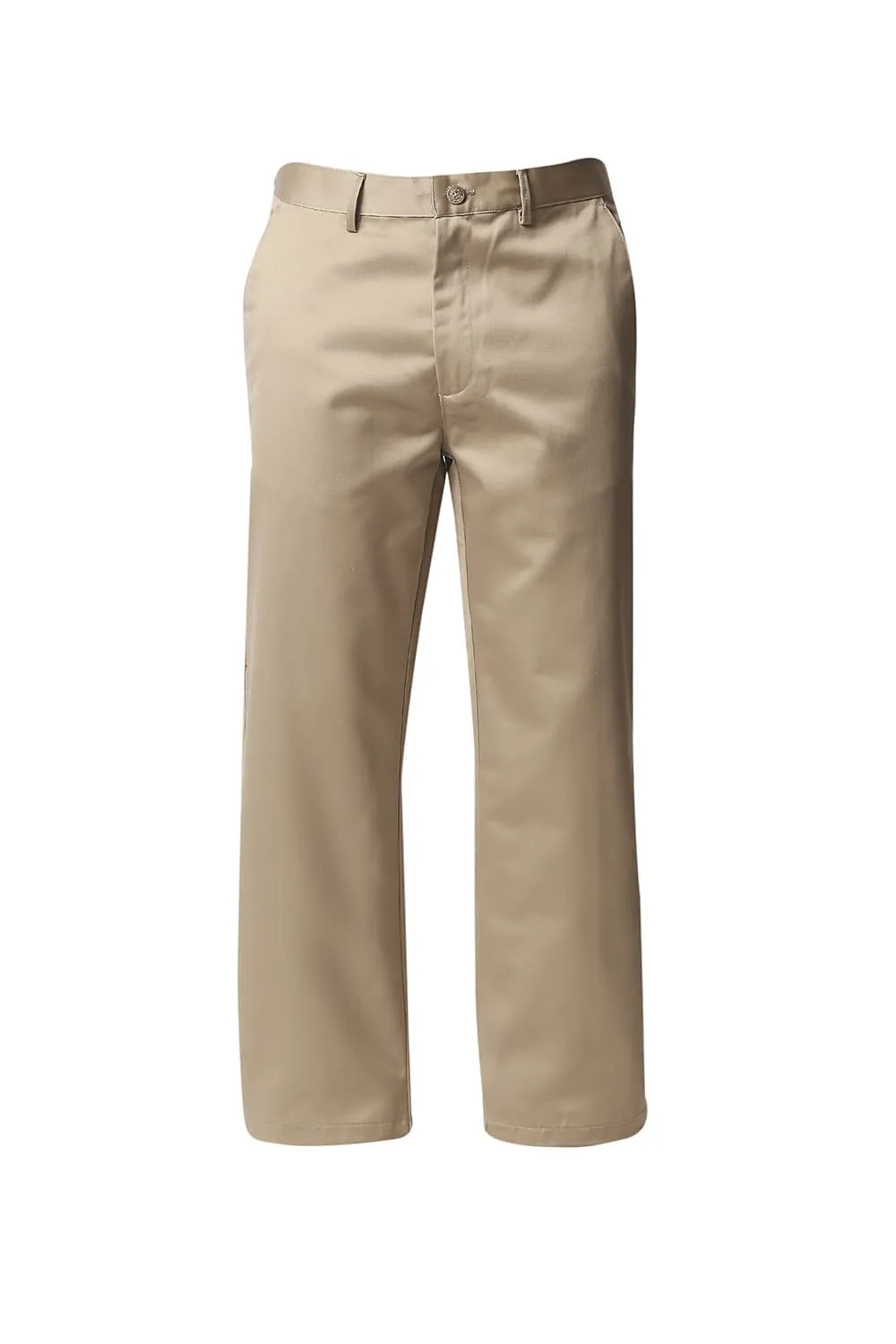 Comfort Fit Satin Weave Poly Cotton Trousers