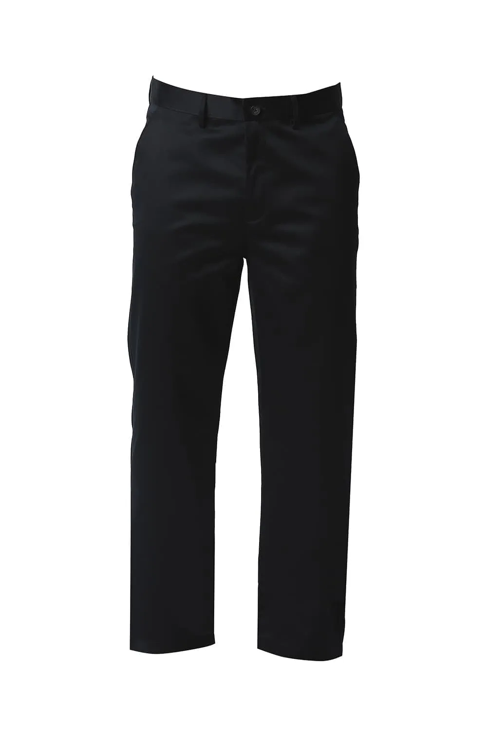 Comfort Fit Satin Weave Poly Cotton Trousers