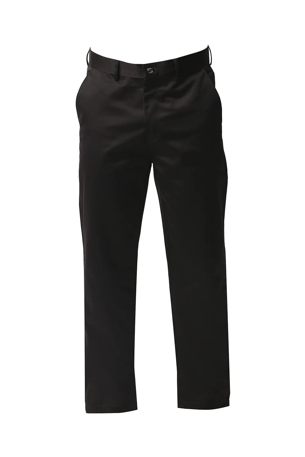 Comfort Fit Satin Weave Poly Cotton Trousers