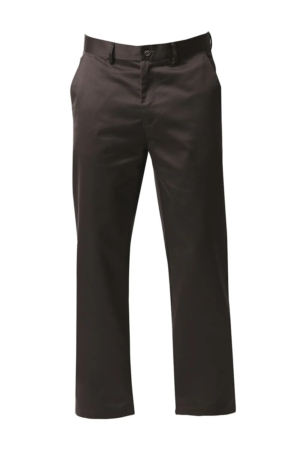 Comfort Fit Satin Weave Poly Cotton Trousers