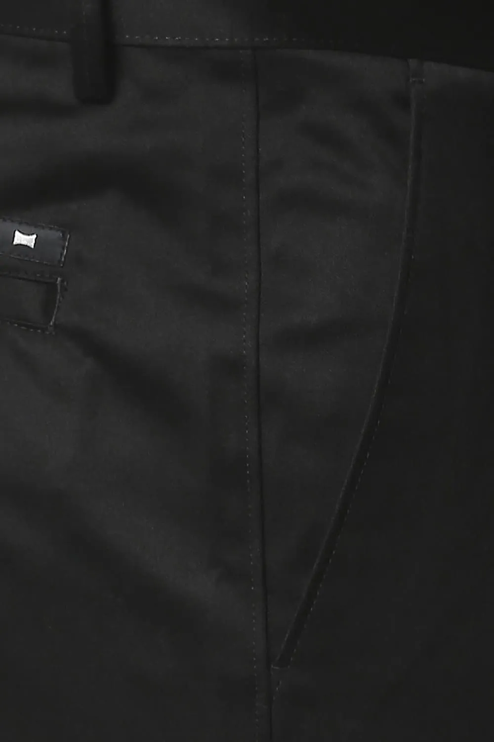 Comfort Fit Satin Weave Poly Cotton Trousers