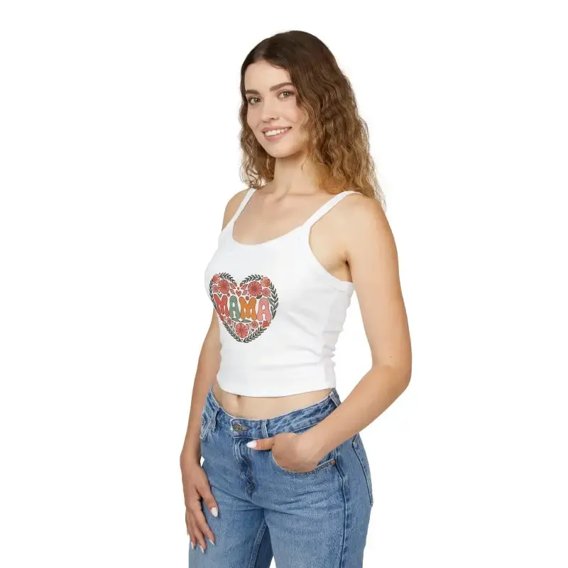 Cool Summer Spaghetti Strap Tank with Mama Love