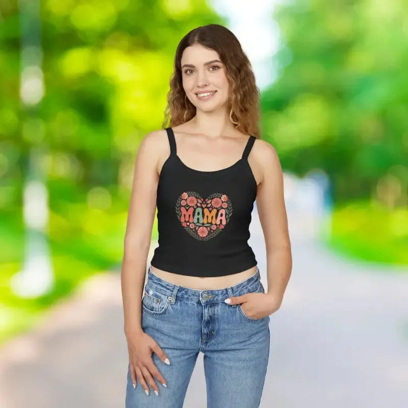 Cool Summer Spaghetti Strap Tank with Mama Love