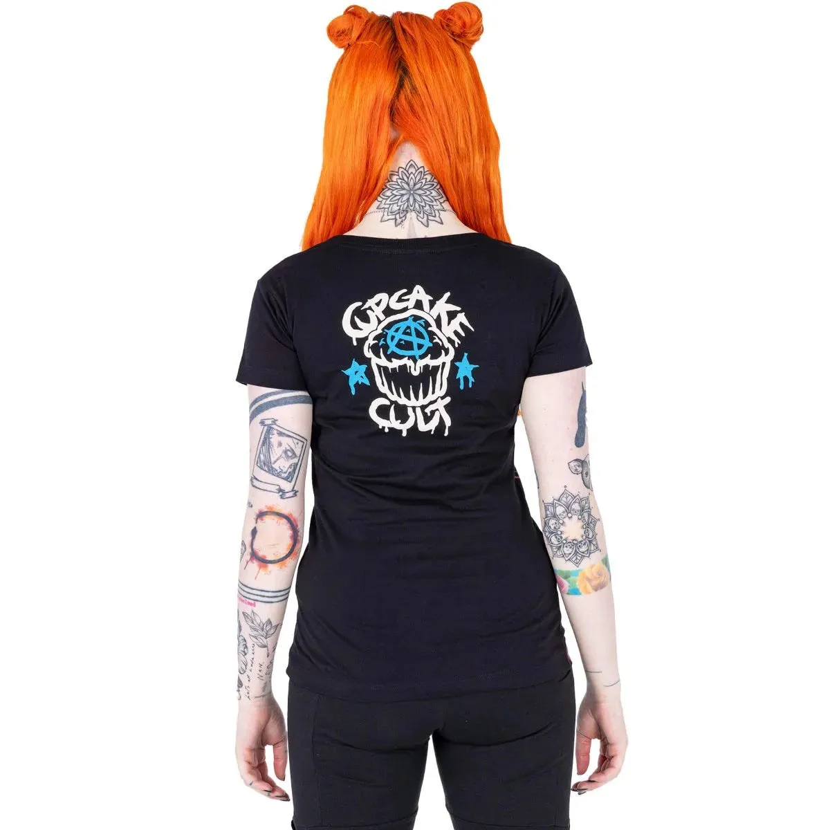 Cupcake Cult Kitty Spirit T-Shirt - Goth Tee - Alternative Fashion