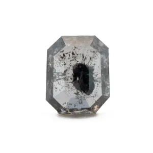 Cut Corner Rectangle Rose Cut Salt   Pepper Diamond No.2 | 0.49ct