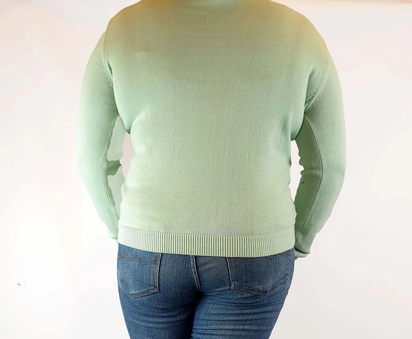 Dangerfield mint green knit jumper with Koala front size 18 (small fit, bests 14-16)
