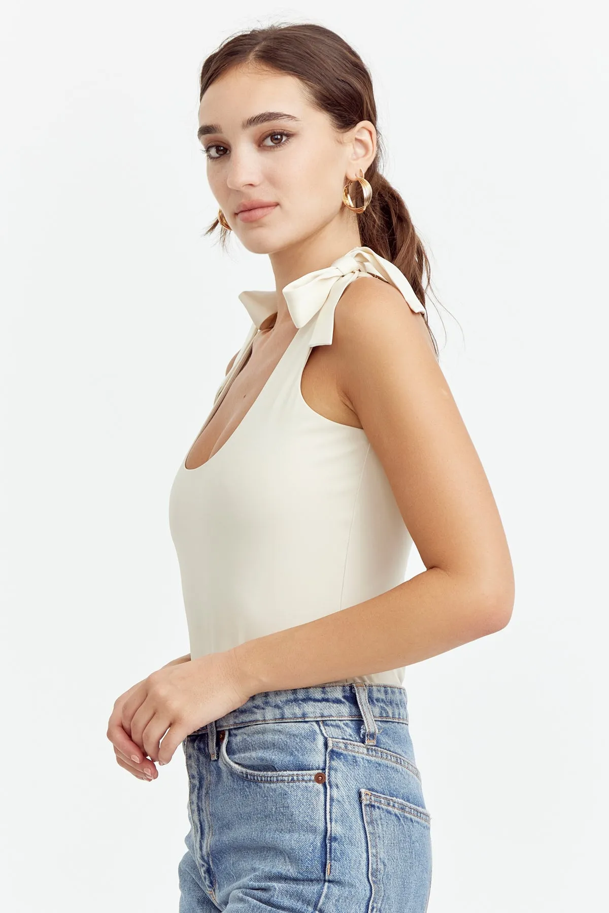 Daniella Ribbon Strap Bodysuit