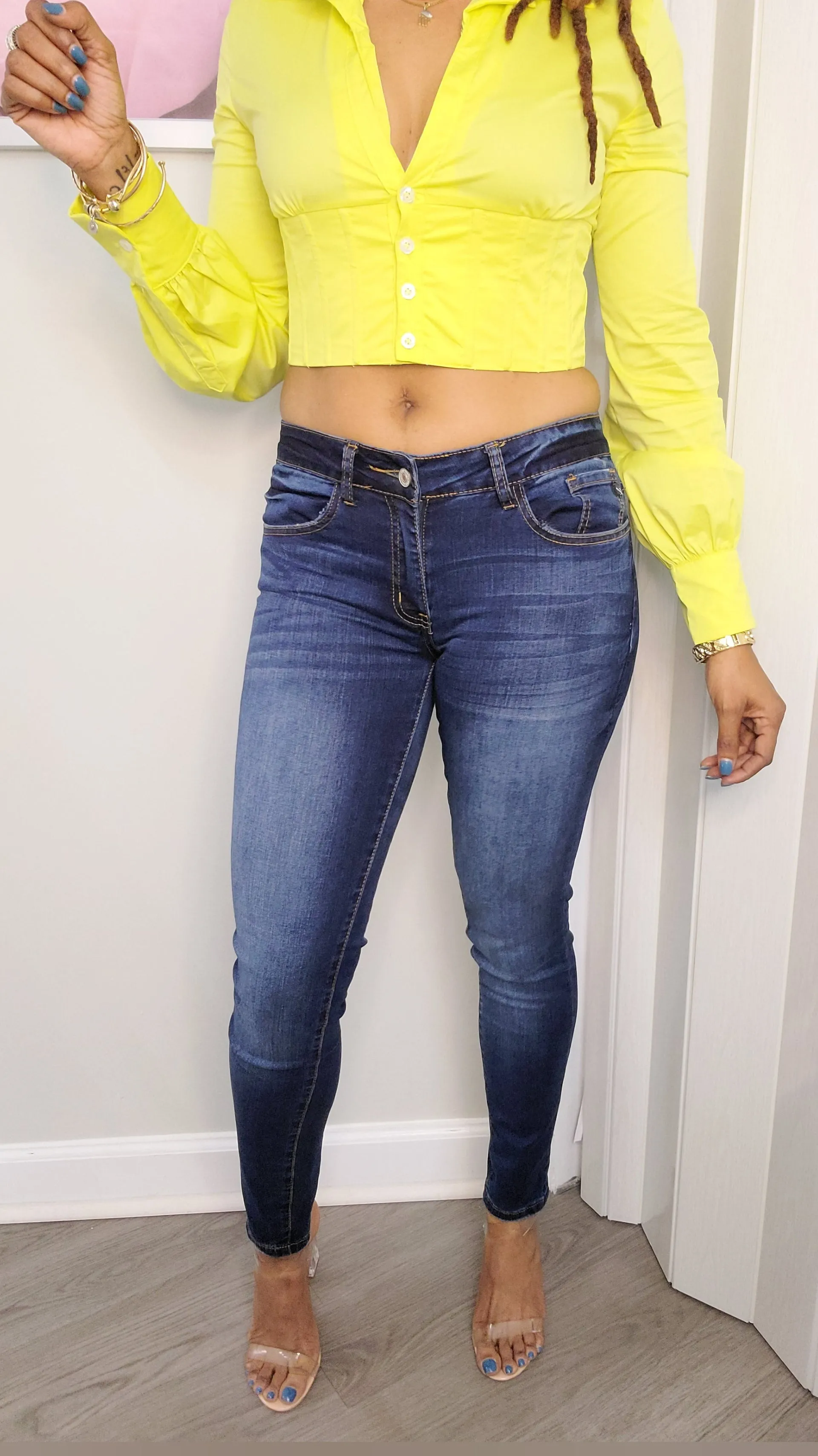 Darkest Blue Denim Jeans