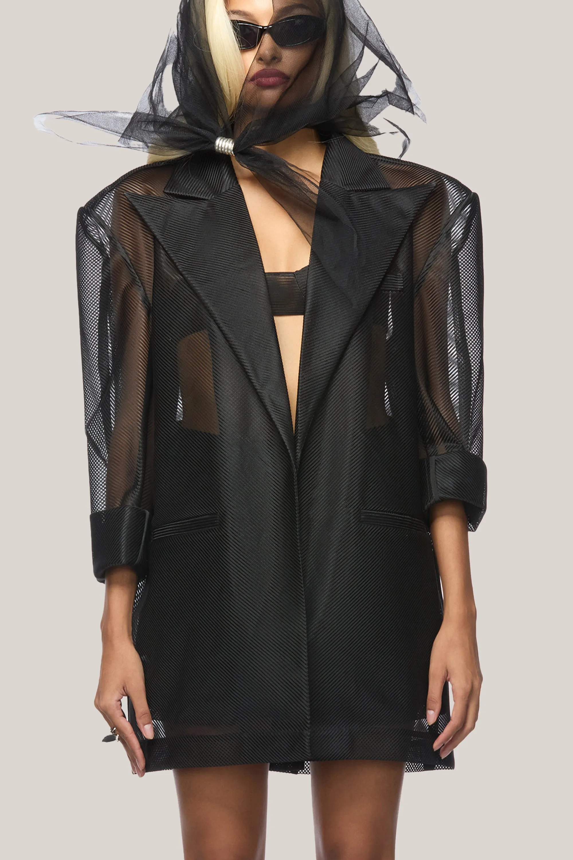 DAS LA VIE • Joanne Bodycon Chest Cup Spandex Bralette