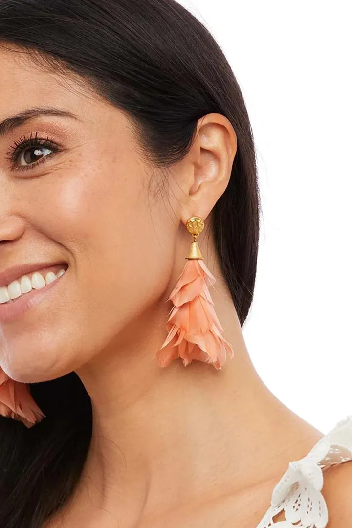 DEKA FEATHER EARRINGS
