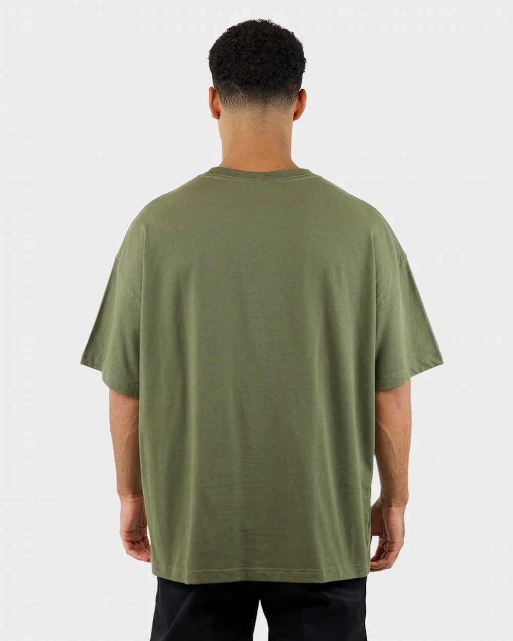 Dickies 330 oversized box fit Tee Mens - washed dark khaki