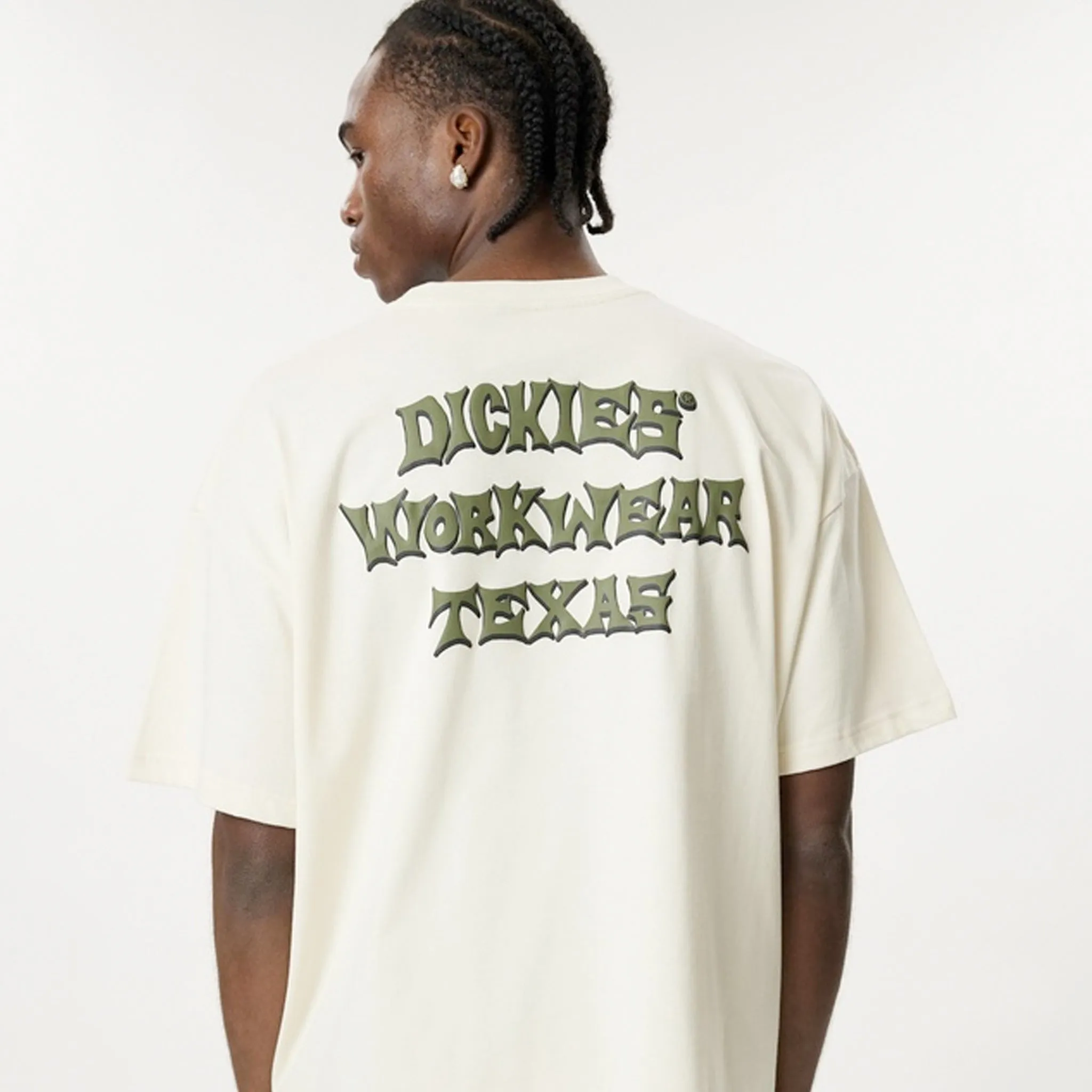 Dickies 330 Texas Workwear Oversized Box Fit Tee Bone Sale