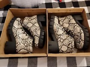 Dirty Laundry No Doubt Cream/Black Snake 5.5 B (M)