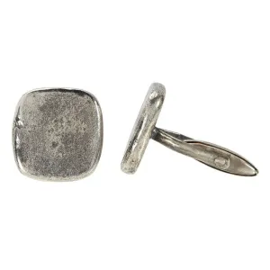 Distressed Sterling Silver Cufflinks