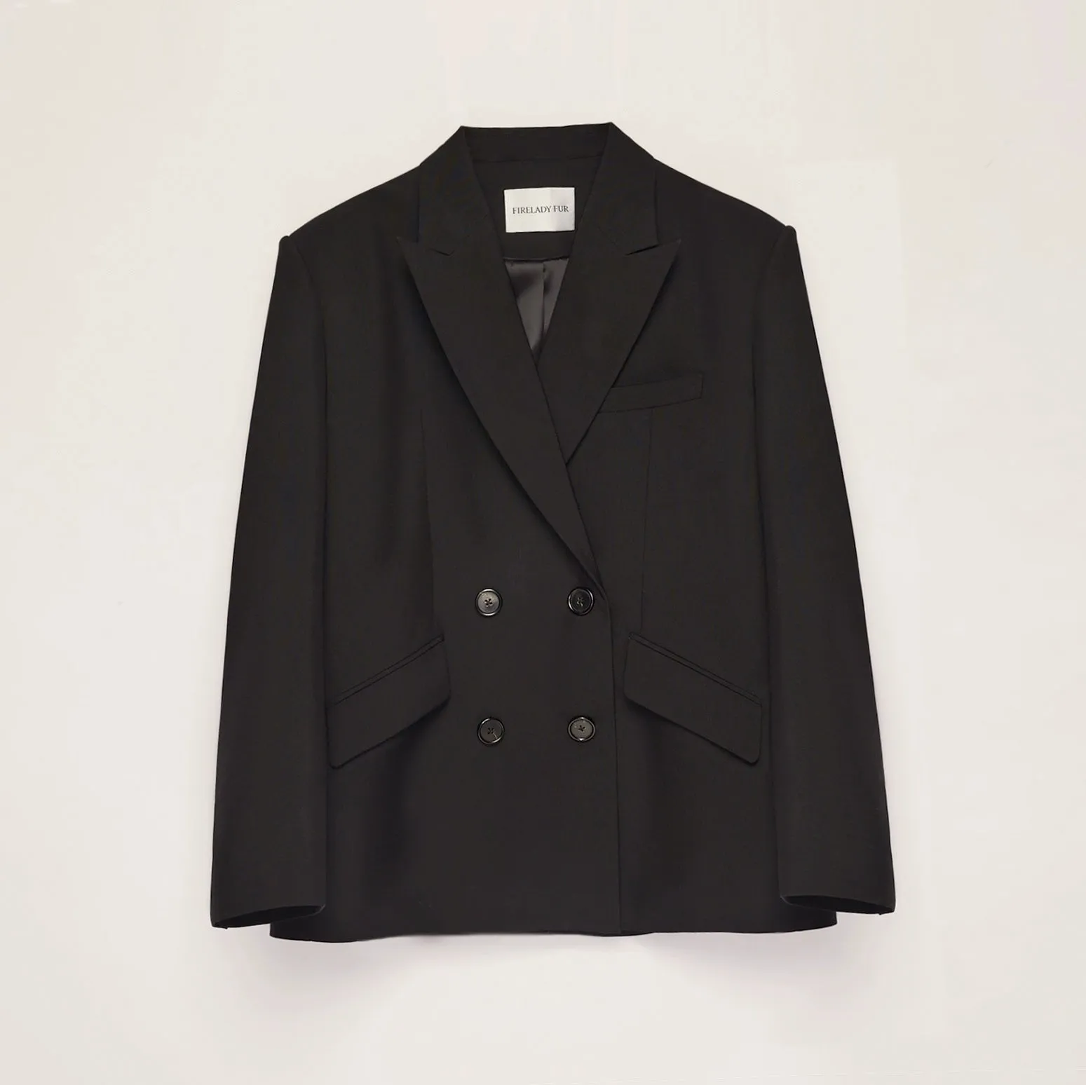 Double-Breasted Virgin Wool Blazer