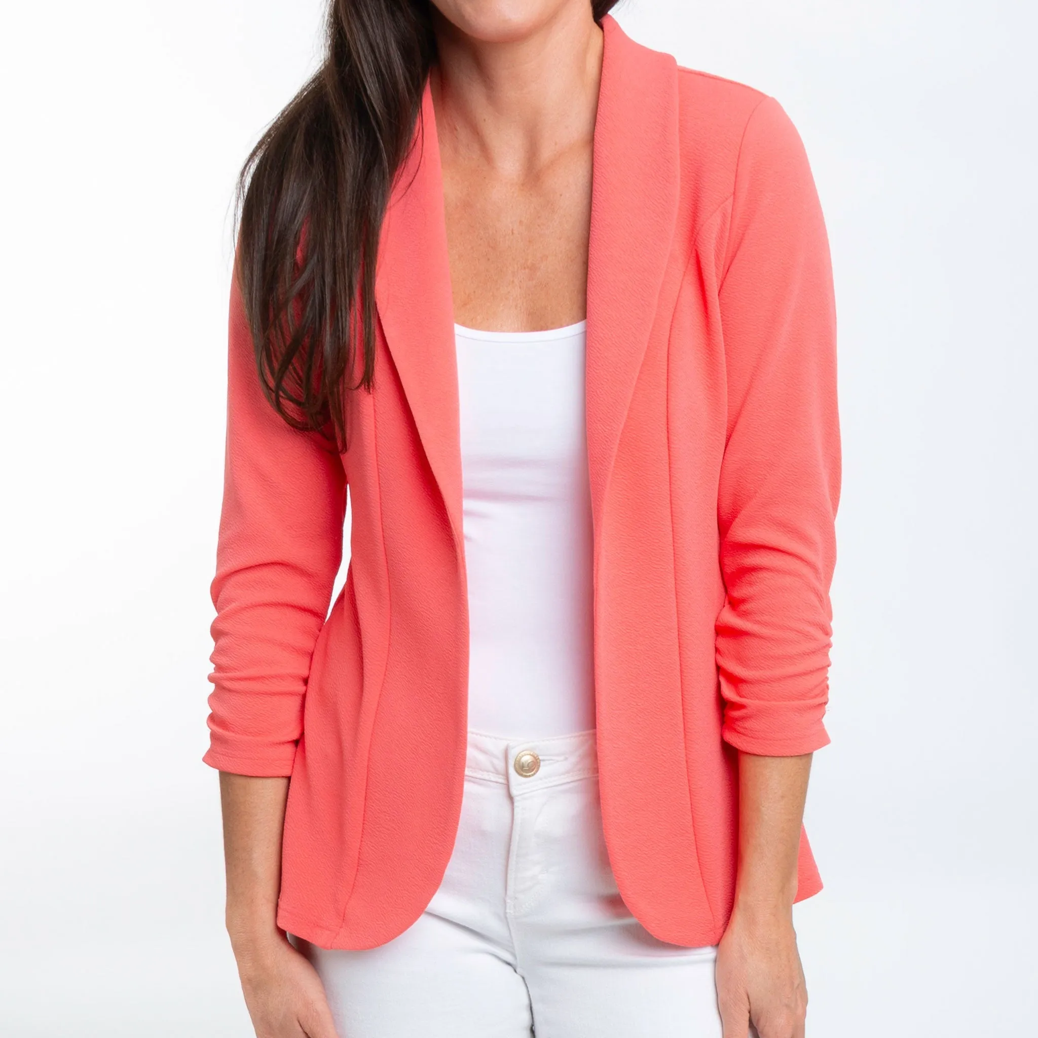 Dove Stretch Crepe Blazer