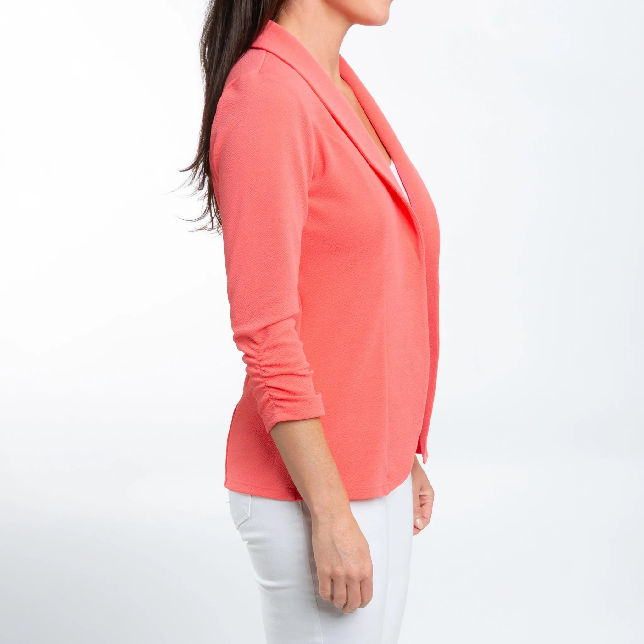 Dove Stretch Crepe Blazer