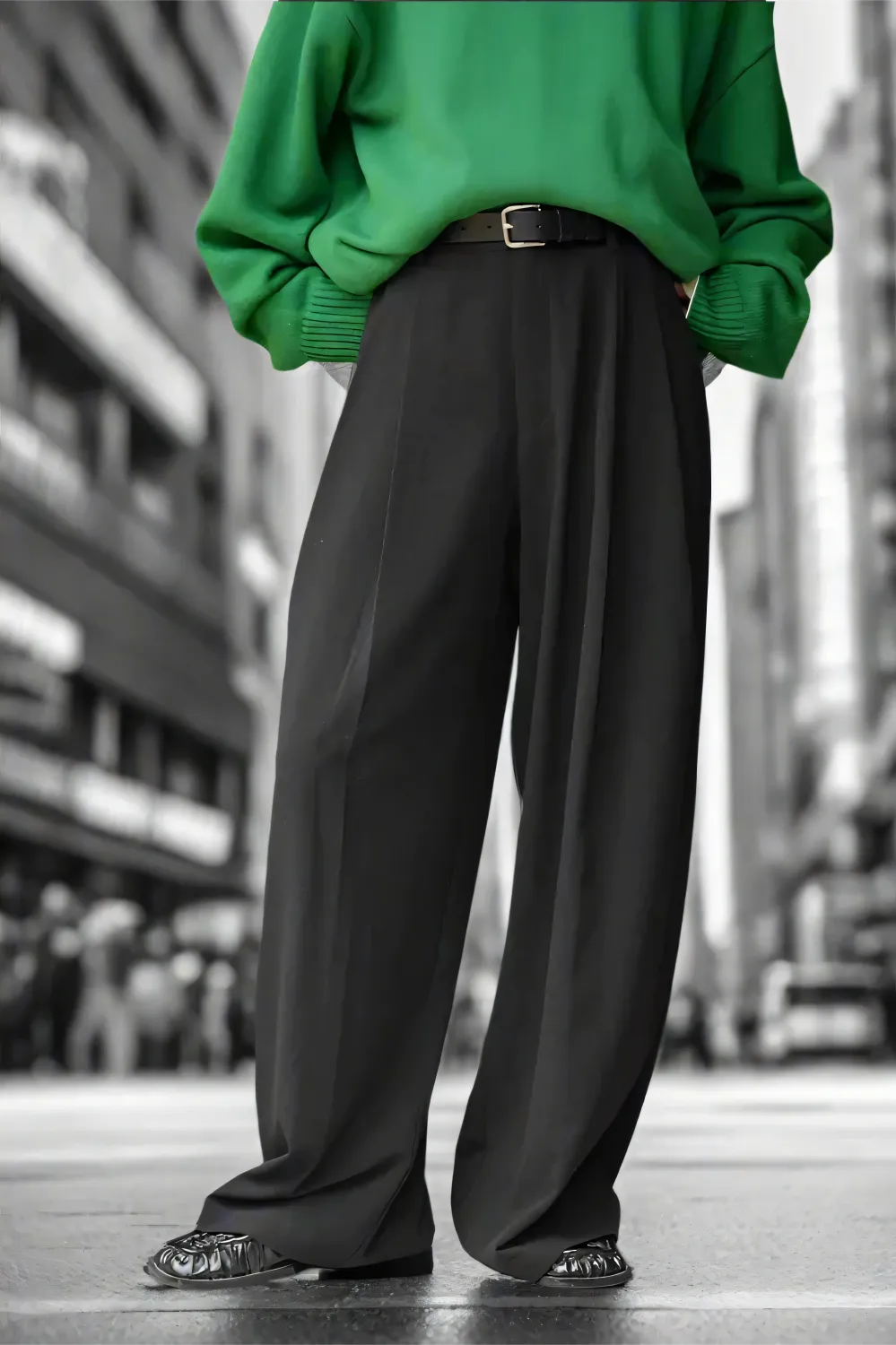 Echelon High-Waist Trousers