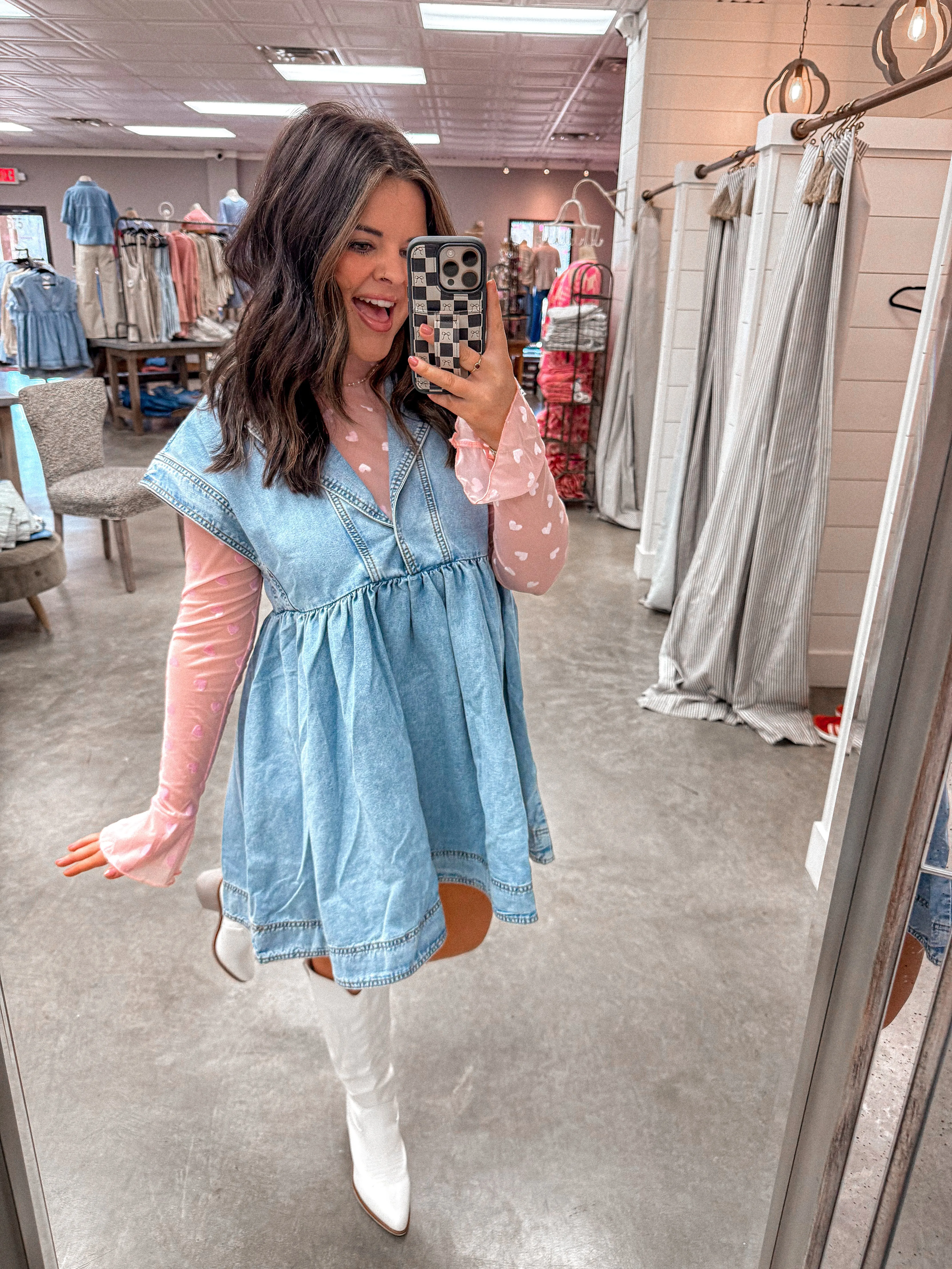 Edgy Excellence Mini Dress