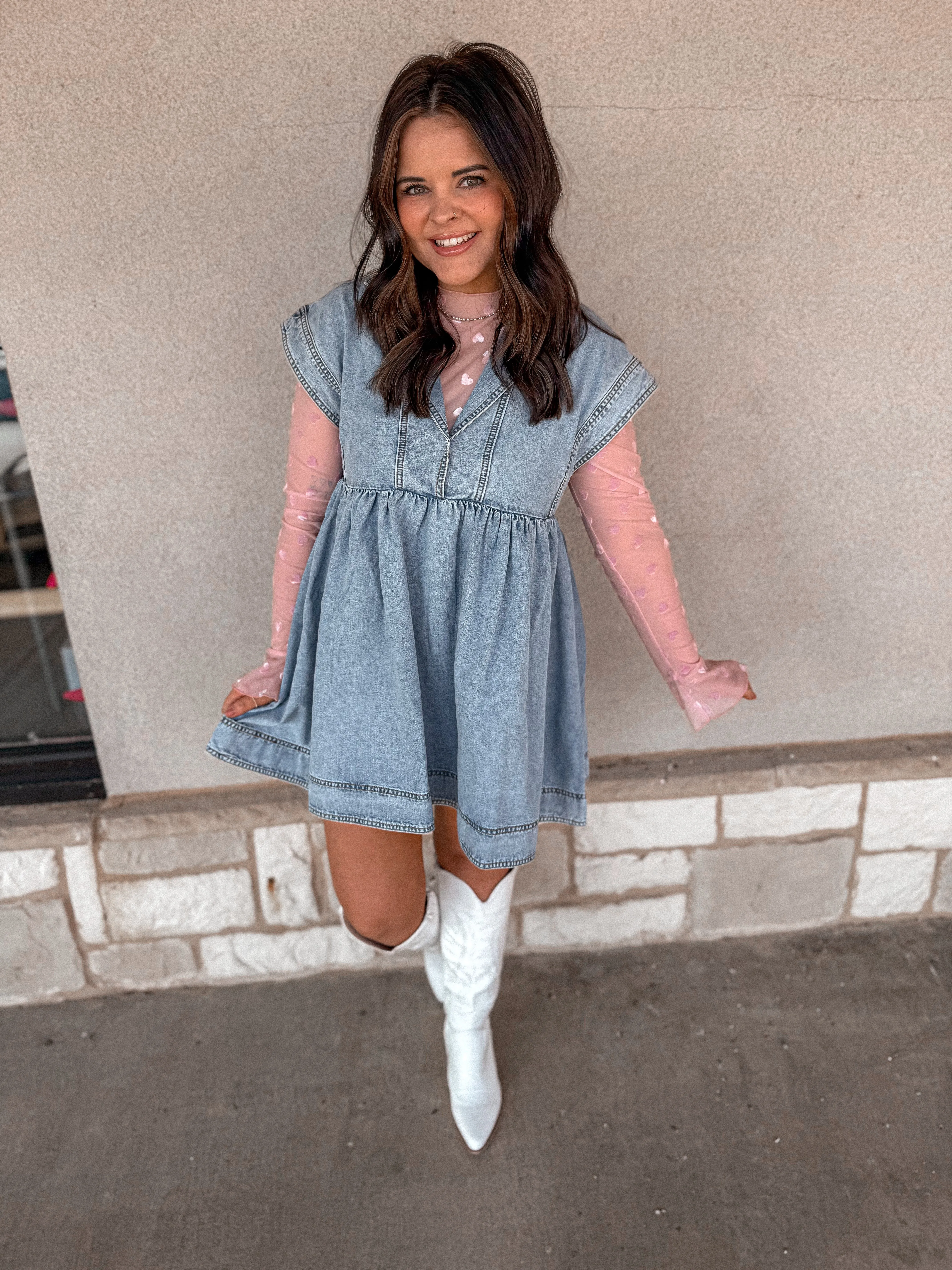 Edgy Excellence Mini Dress