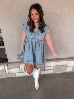 Edgy Excellence Mini Dress