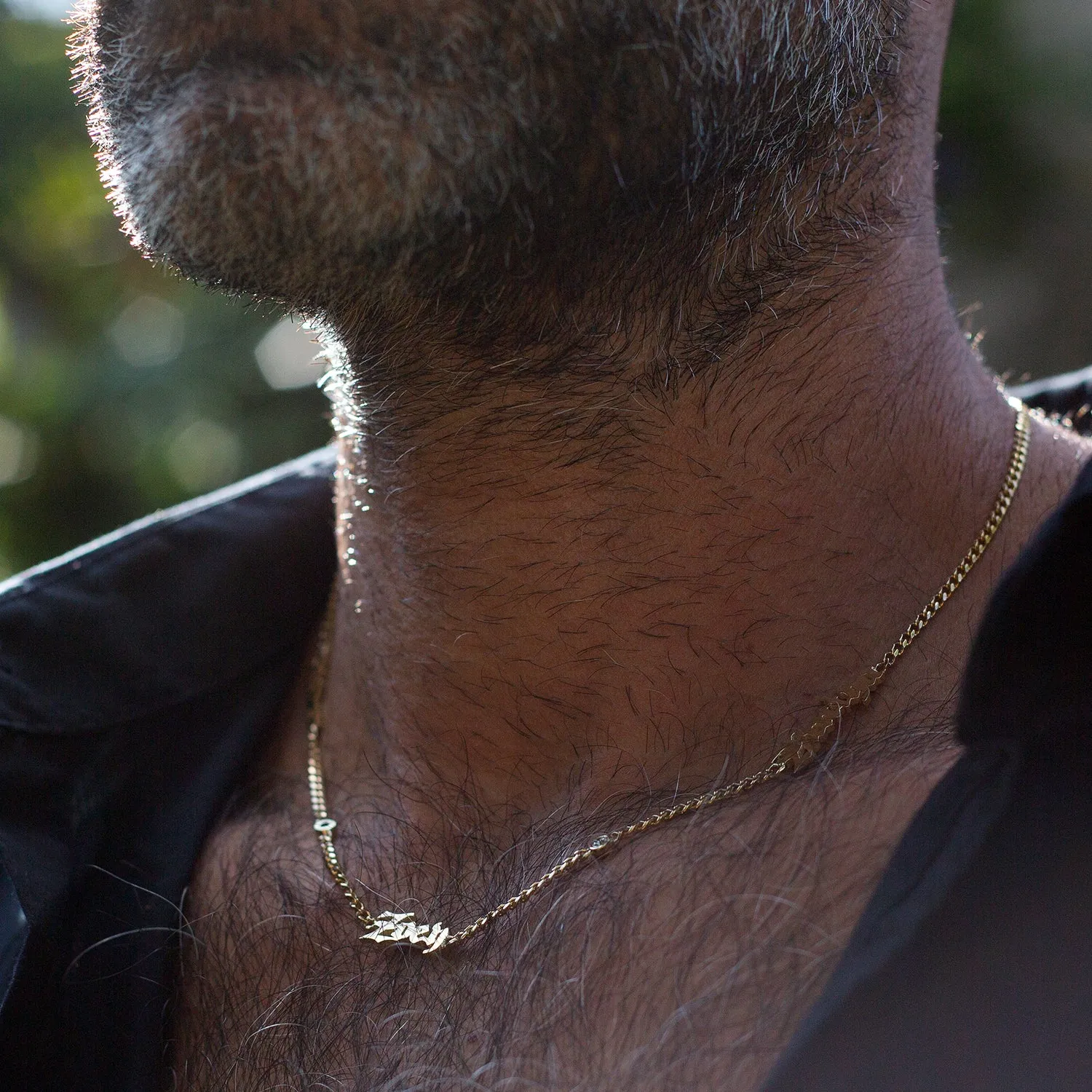 Edgy Name Necklace