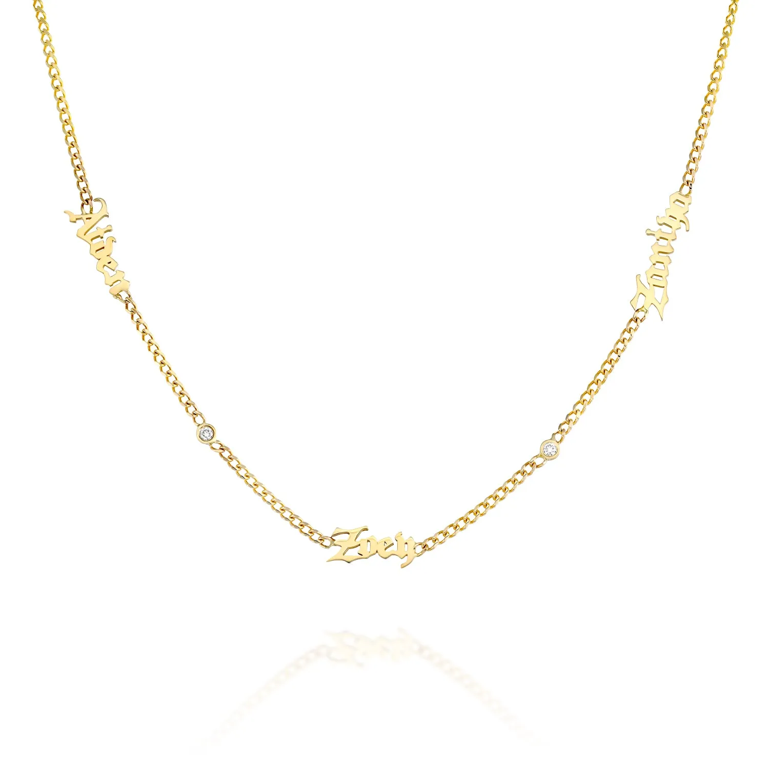 Edgy Name Necklace