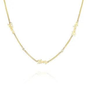 Edgy Name Necklace