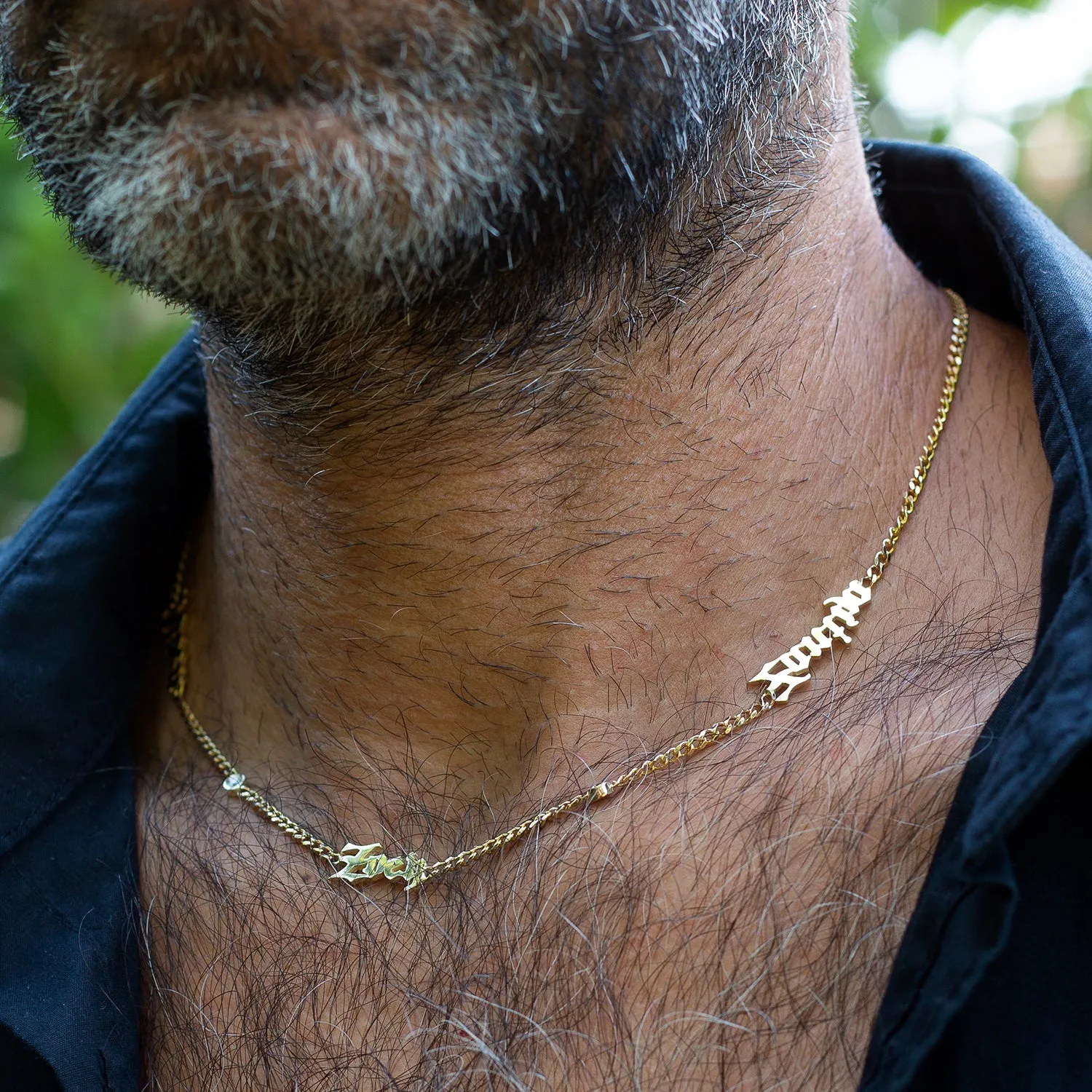 Edgy Name Necklace