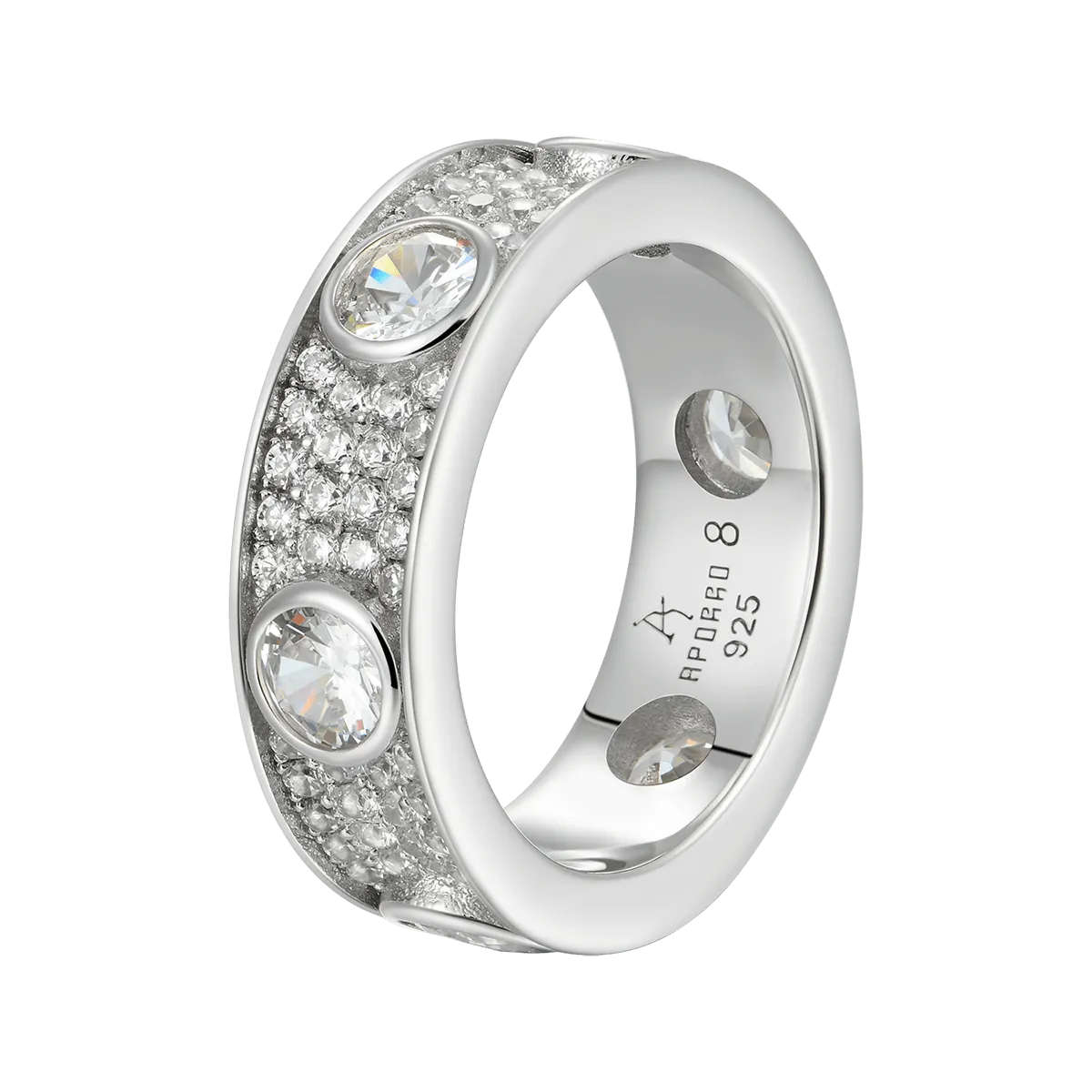 Edgy Round Ring