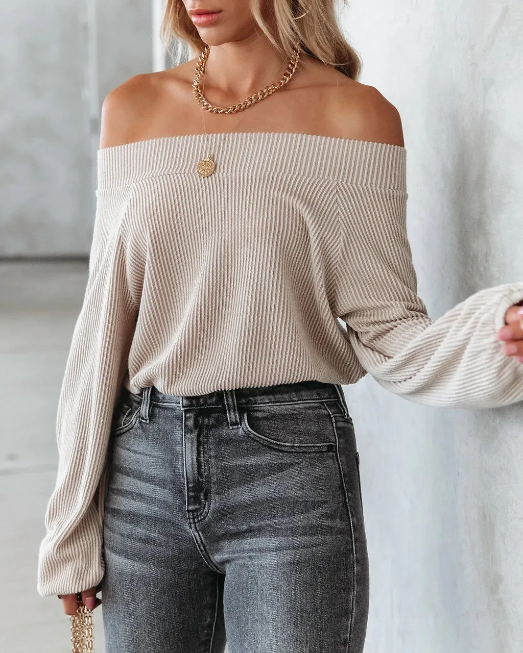 Effortless Loose Knit Sweater for Women