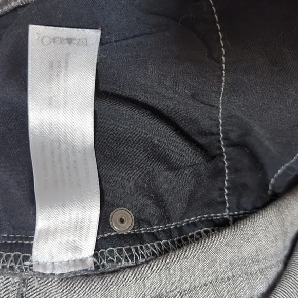 Eileen Fisher Organic Cotton Stretch Slim Jean Slim Fit Full Length Denim Grey 8