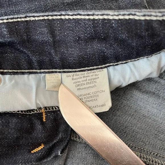EILEEN FISHER 👖Skinny Jeans in Washed Indigo Size 10